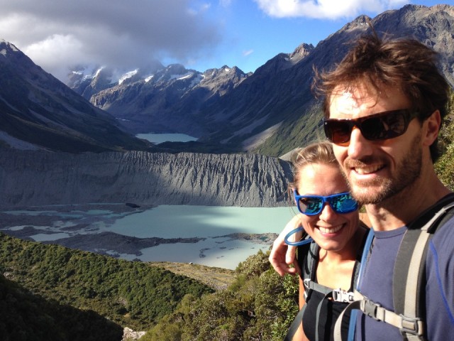 Whaaaa, nog een meer in de Hooker Valley! Stunning views!