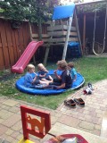 Ijsje op de trampoline
