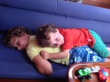 Samen knuffelen