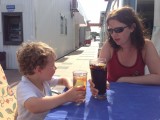Proost, lunchen met Janet