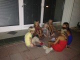 Voorbereiding stukje bonte avond