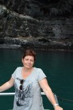 Claudia in the cave