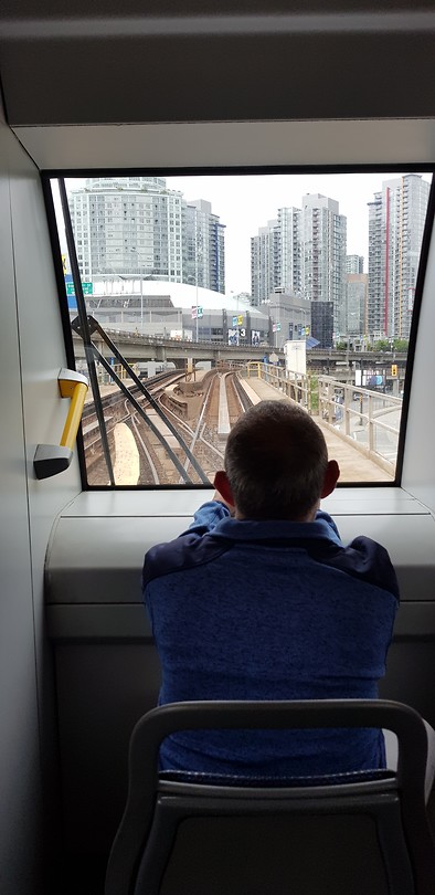 De beste plaats in de Skytrain 😀