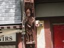 Oud houten beeld van St. Jaques,  Vendome