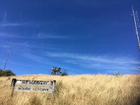 Bijna op de top van Mount Pleasant