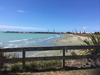 View op Caroline Bay