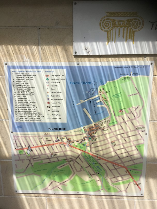 Map of Oamaru
