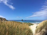 Vreselijk pad met mul zand