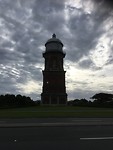 Watertoren Invercargill begin van de avond