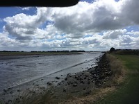 Wandeling langs de rivier