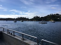 Het eerste wat je ziet als je aanlegt in Oban