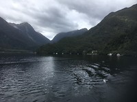 Vertrek uit Deep Cove