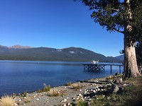 Schitterend uitzicht Lake Te Anau in de stralende ☀️