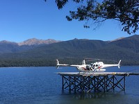 Heliplatform bij Lake Te Anau