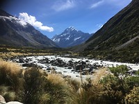 Uitzicht op Mount Cook