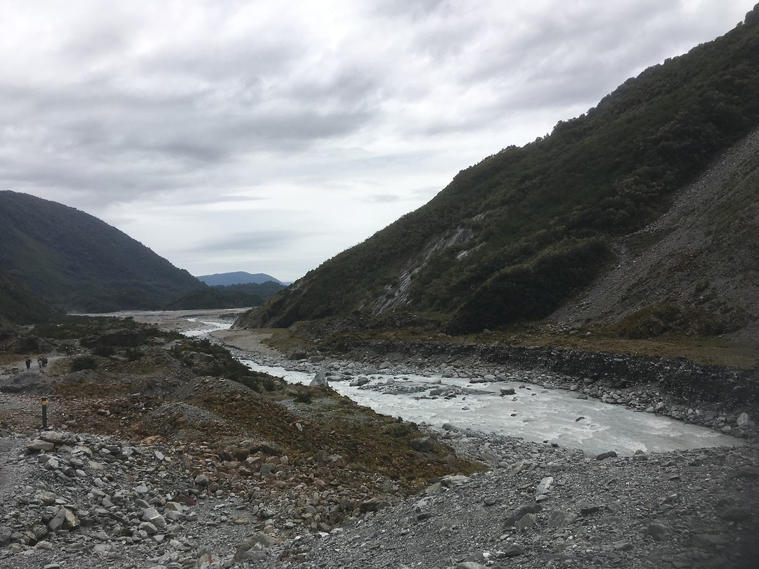 Vanaf de gletsjer gezien