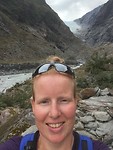 Selfie voor de Franz Josef Glacier