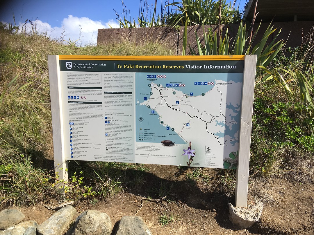 Plattegrond Cape Reinga
