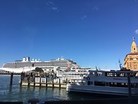 Ferry terminal tussen Queens en Princess Wharf