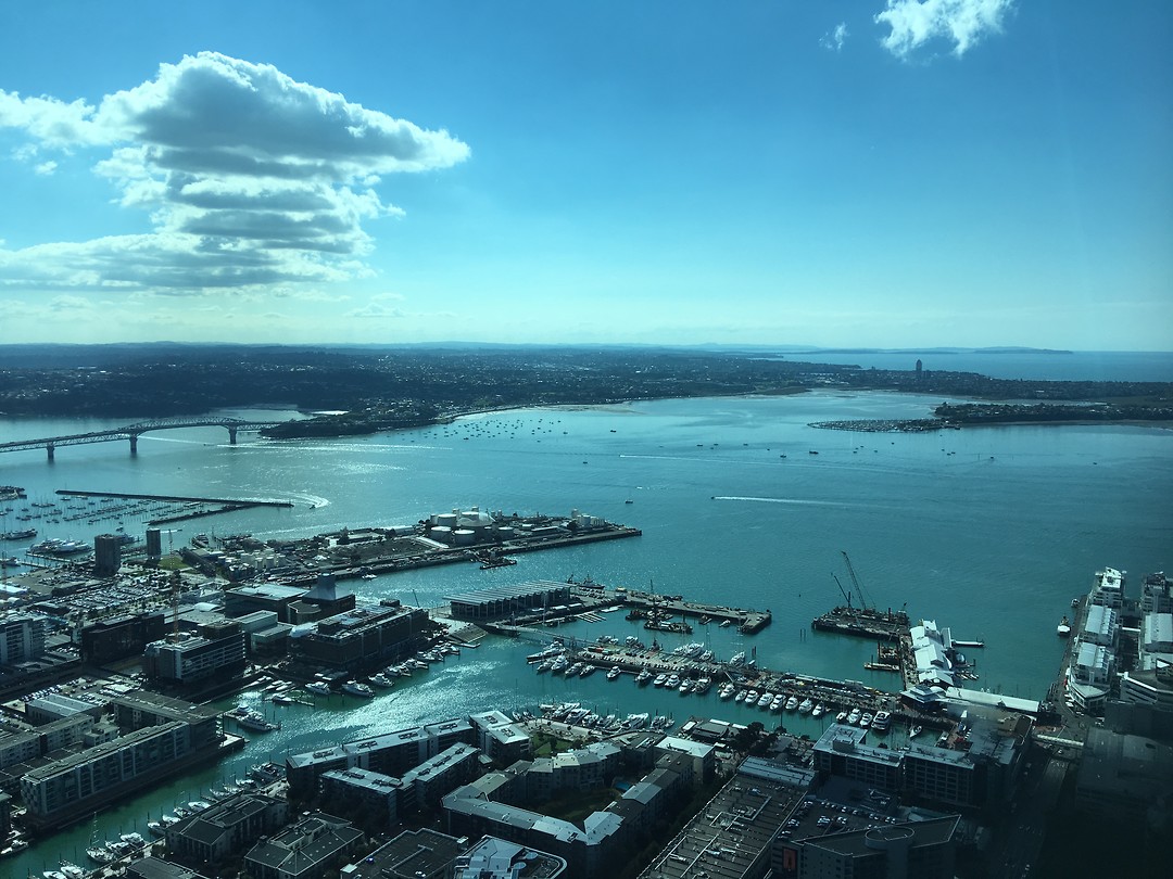 Uitzicht op Auckland