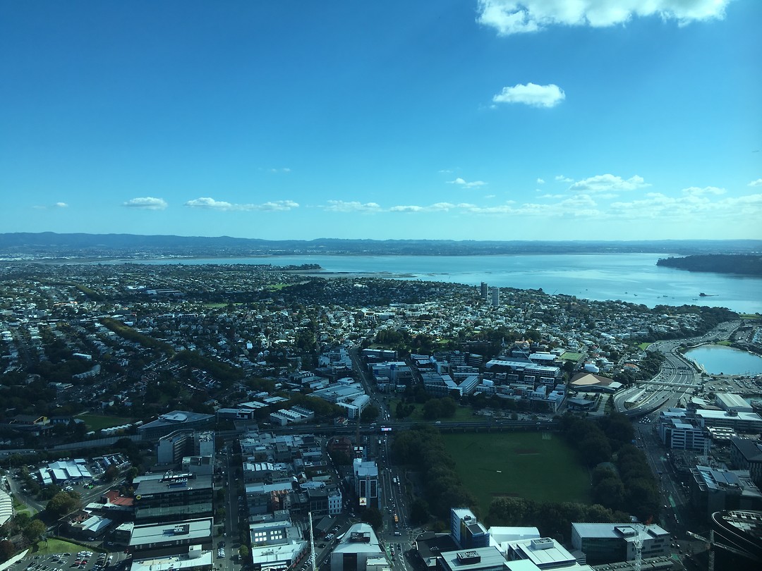 Uitzicht op Auckland