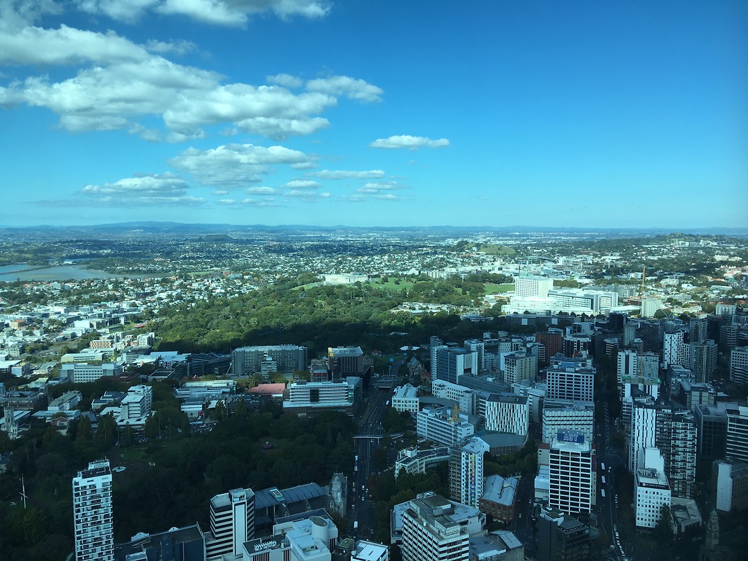 Uitzicht op Auckland
