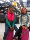 Jihoe we zijn op Schiphol