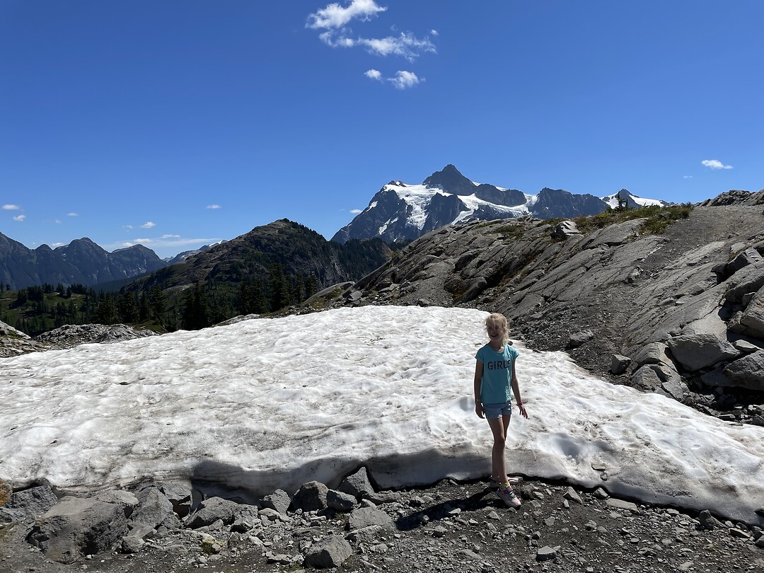 Sneeuw op mt Baker