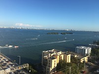 Uitzicht vanaf het balkon