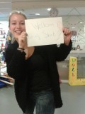 Jaaa m'n eerste spandoek !! :D