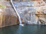 Joris bij de waterval