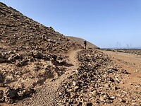 Langs de Caldera Blanca