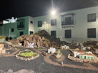 De kerstgrot midden in Yaiza