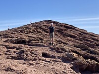 Op de top van de Montaña Roja