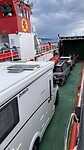 Krapjes op de ferry