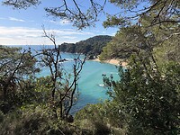 zicht op Platja de Santa Cristina