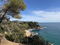 zicht op Platja de sa Boadella