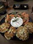 syrniki met zalm