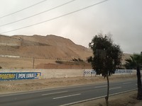Onderweg van Lima naar Paracas