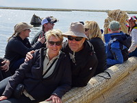 Stukje varen in de rieten boot