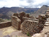 Inca ruïne Pisac