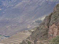 Uitzicht Inca ruine pissc
