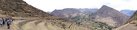 Terrassen Inca ruine pisac