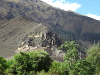 Inca ruïne ollantaytambo