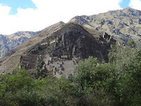 Inca ruïne ollantaytambo