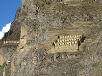 Inca ruïne ollantaytambo