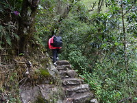 Klauteren en klimmen inca trail