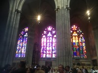 Mooi glas in lood in de kathedraal