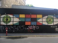 Mozaïek kunst in de Joodse wijk