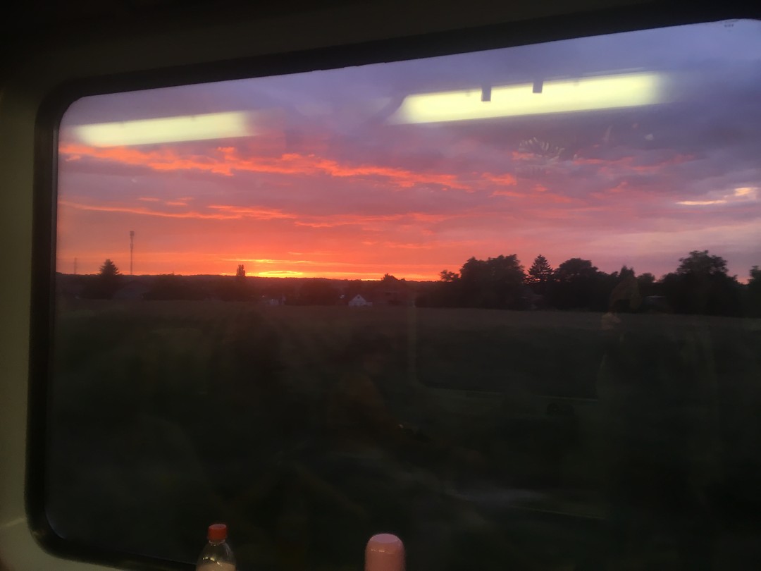 De zonsondergang